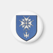 Huguenot Cross Magnet (Vorne)