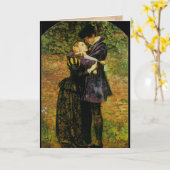 Huguenot Liebhaber, romantische Gruß-Karte Karte (Gelbe Blume)