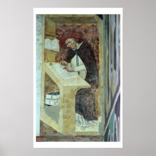 Hugues de Provence an seinem Schreibtisch, aus dem Poster
