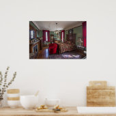 Huguette Clarks Schlafzimmer — Butte Montana Poster (Küche)