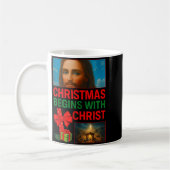 Hugvyn Christmas Begins With Christ Jesus Cross Ch Kaffeetasse (Links)