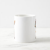 Hugvyn Christmas_ Patchwork Dabbing Santa Claus Xm Kaffeetasse (Mittel)