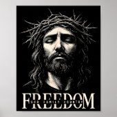 Hugvyn Dom Jesus Christian Face Crown God Family C Poster (Vorne)