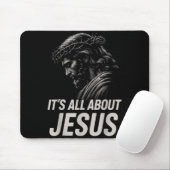 Hugvyn Es ist alles über Jesus Christlicher Glaube Mousepad (Mit Mouse)