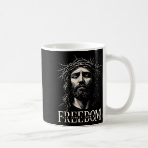 Hugvyn Freiheit Jesus Christliches Gesicht Krone G Kaffeetasse