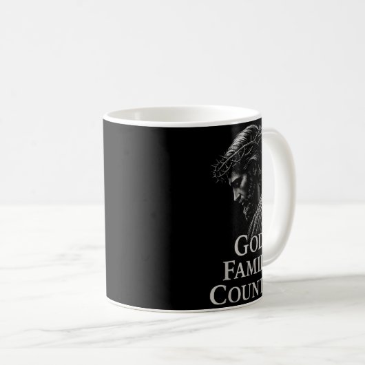 Hugvyn God Family Country Jesus Christian Faith Mi Kaffeetasse (VorderseiteRechts)