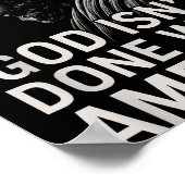 Hugvyn God Isn’t Done With America Christian Faith Poster (Ecke)