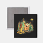 Hugvyn Greatest Gift Of All Religious Christmas Na Magnet (Vorderseite/Rückseite)