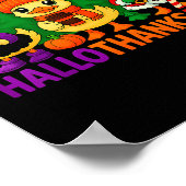Hugvyn Halloween_ Happy Hallothanksmas Goose Fall Poster (Ecke)