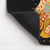 Hugvyn Halloween Patchwork Spooky Ghost Bow Preppy Mousepad (Ecke)