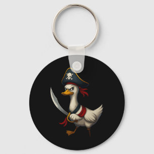 Hugvyn Halloween Pirate Goose Spooky Goose Costume Schlüsselanhänger