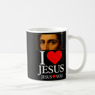 Hugvyn Ich liebe Jesus Ich liebe Jesus Glaube Amer Kaffeetasse