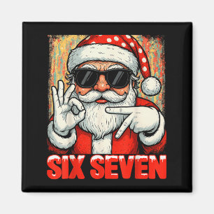 Hugvyn Lustiger Sechs Sieben Meme Weihnachten Cool Magnet