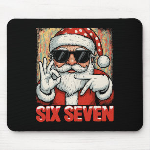 Hugvyn Lustiger Sechs Sieben Meme Weihnachten Cool Mousepad