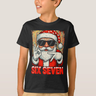 Hugvyn Lustiger Sechs Sieben Meme Weihnachten Cool T-Shirt