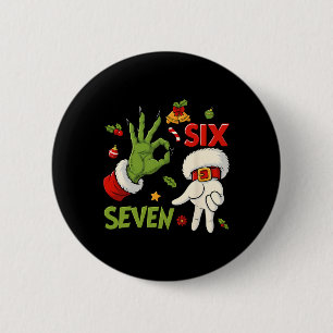 Hugvyn Lustiger Sechs Sieben Meme Weihnachten Sant Button