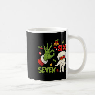 Hugvyn Lustiges Sechs Sieben Meme Weihnachten Sant Kaffeetasse