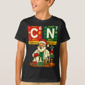 Hugvyn Science Christmas Carbon Nitrogen Six Seven T-Shirt (Vorderseite)