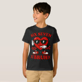 Hugvyn Six Seven Bruh Heart 6 7 Meme Valentine Boy T-Shirt (Vorne ganz)