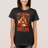 Hugvyn Six Seven Bruh Nutcracker Christmas 67 Meme T-Shirt (Vorderseite)