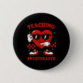 Hugvyn Six Seven Heart 6 7 Teaching Sweethearts Va Button (Vorderseite)