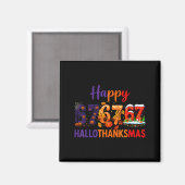 Hugvyn Six Seven Meme 67 Hallothanksmas Halloween Magnet (Vorderseite/Rückseite)