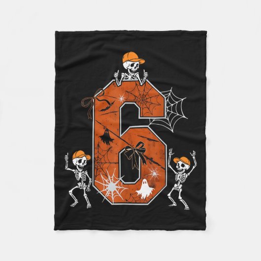 Hugvyn Six Seven Meme 6 7 Halloween Costume Dancin Fleecedecke (Vorderseite)