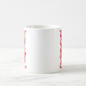Hugvyn Six Seven Valentine 6 7 Meme Checkered Coqu Kaffeetasse (Mittel)
