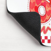 Hugvyn Six Seven Valentine 6 7 Meme Checkered Coqu Mousepad (Ecke)