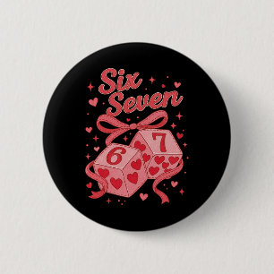 Hugvyn Six Seven Valentinstag Würfel 6 7 Kirsche S Button