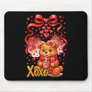 Hugvyn Valentinsbär Xoxo Retro Coquette Herz Ll Mousepad
