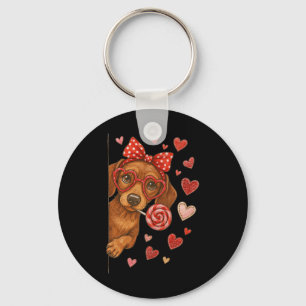 Hugvyn Valentinstag Dachshund Mama Süße Hündin Hun Schlüsselanhänger