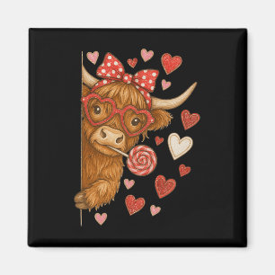 Hugvyn Valentinstag Kuh Kokette Xoxo Hallo Western Magnet