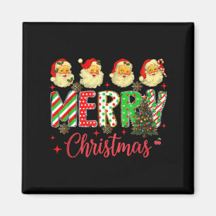 Hugvyn Weihnachten_ Vintage Santa Claus Gesicht Fr Magnet