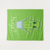 Hugz? Wandteppich (Vorderseite (Horizontal))