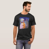 Huh Cat Funny Cat Funny Oddly Specific Dank Meme T-Shirt (Vorne ganz)