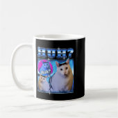 Huh Cat Funny Cat Meme Weird Cat Bootleg Kaffeetasse (Links)