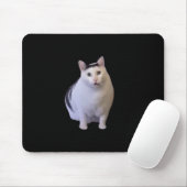 Huh Cat Meme Mouse Pad Mousepad (Mit Mouse)