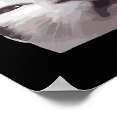 Huh! Cat Meme Poster (Ecke)