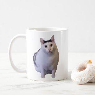 Huh Cat Meme Tasse doppelseitig