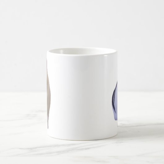 Huh Cat Meme Tasse doppelseitig (Mittel)