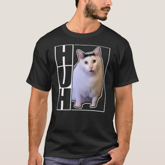 Huh Cat Shirt - Huh Cat (Vorderseite)