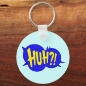 HUH! COMIC BUCH SPEECH BUBBLE SCHLÜSSELANHÄNGER (Vorderseite)