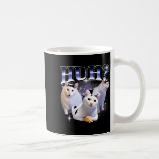 Huh Funny Dank Cat Stud Oddly Bootleg Specific Dan Kaffeetasse (Rechts)