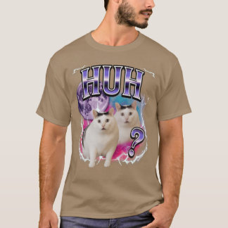 Huh Katze Chonky Meme Lustig verwirrte Katzen-Meme T-Shirt