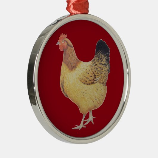 Huhn 2012 ornament aus metall (Rechts)