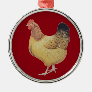 Huhn 2012 ornament aus metall