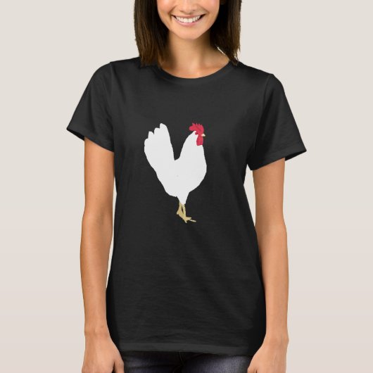 Huhn 8 Bit Pixel Gamer T-Shirt (Vorderseite)