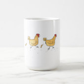 Huhn-Ansturm 15-Unze-Tasse Kaffeetasse (Mittel)