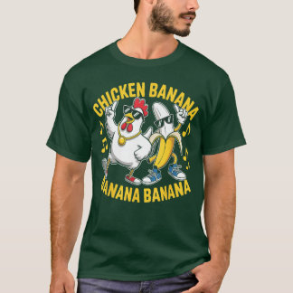 Huhn Banane Banane Banane Musikliebhaber Musiker T-Shirt